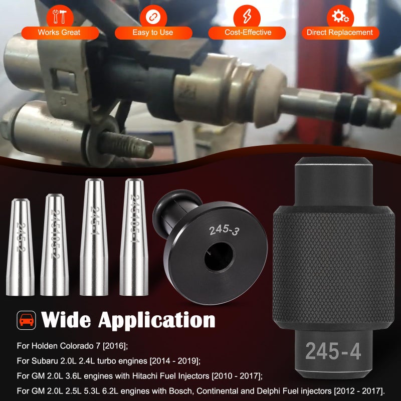 Bonbo مجموعة أدوات ختم حقن الوقود GM245 متوافقة تمامًا مع محركات GM Subaru، بديل لـ #EN-49245، EN-51105 و #18683AA000 - Image 3